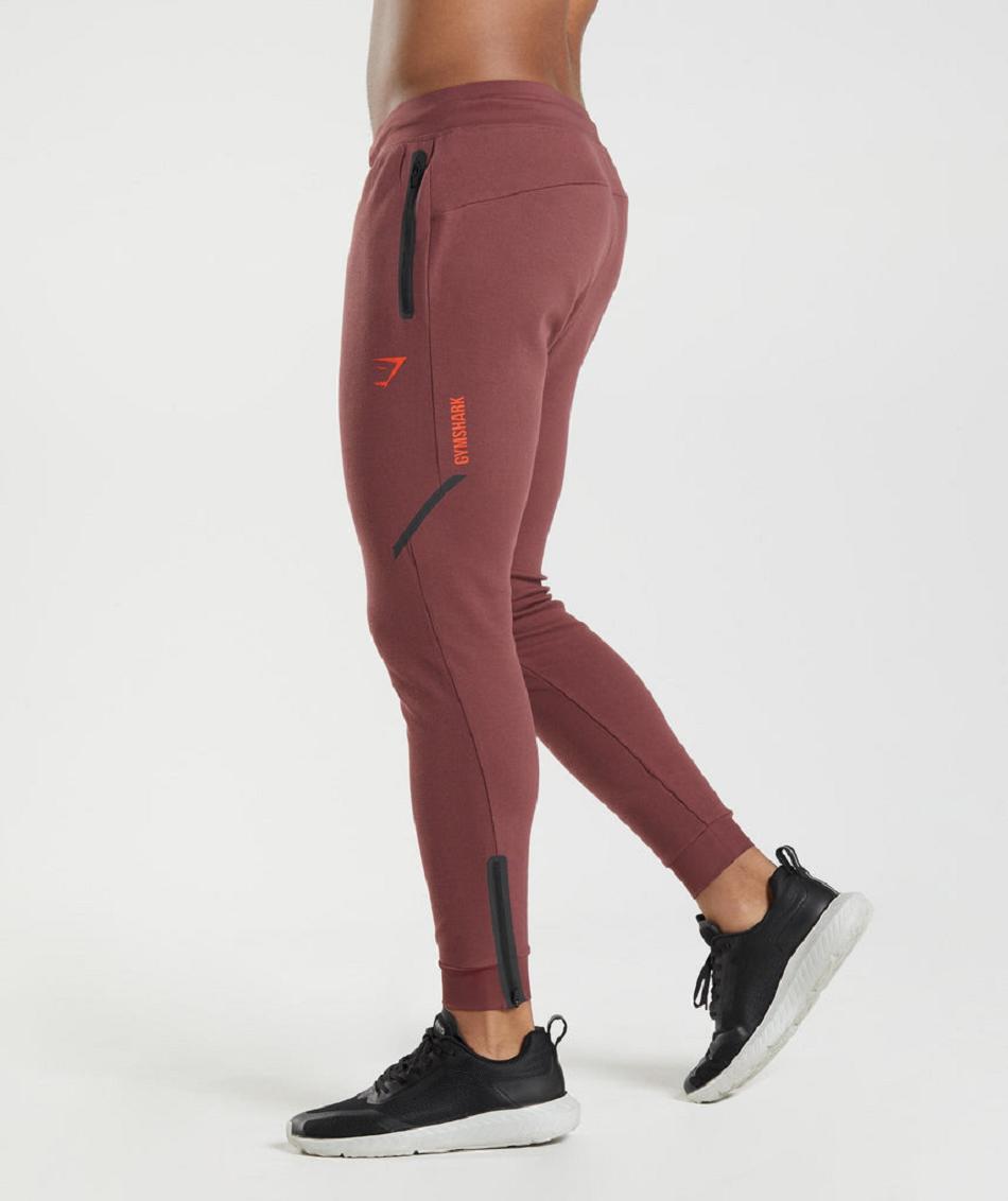 Pantalones Jogger Gymshark Apex Technical Hombre Rosas Marrones | CO 3742SGL